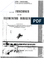 2.chester Bernard - Capítulo VII - Las Funciones de Los Elementos Dirigentes PDF