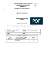 Hse-Pr-07. Procedimiento Investigación de Incidentes y Accidentes. V2.