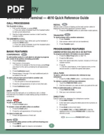 Multi-Line Voice Terminal - 4610 Quick Reference Guide: Call Processing