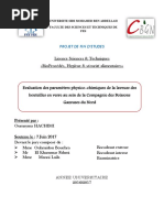 Evaluation Des Parametres Phys - Oumayma HACHIMI - 3872 PDF