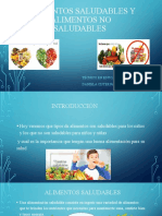 Alimentos Saludables y Alimentos No Saludables