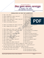WH Questions Structure PDF
