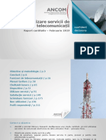 Raport - Servicii Telecomunicatii - RO PDF