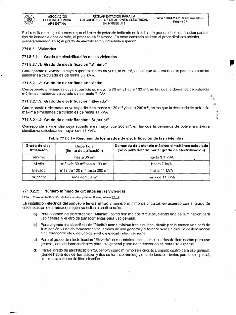 1 Grados de Electrificacion | PDF | Electricidad | Electromagnetismo, image size:768x1024