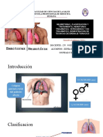 4)Neumotórax, Clasificación y tratamiento, hemotórax traumático, iatrogénico y no traumático, demostración de técnicas de drenaje torácico..pptx