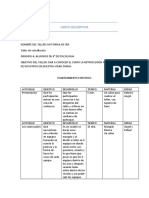 Carta Descriptiva Marañon