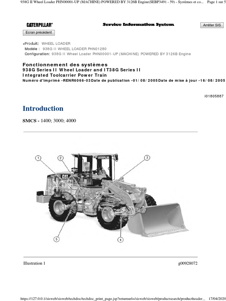 Cat Transmission 938G 2 Sisweb Sisweb Techdoc Techdoc Print