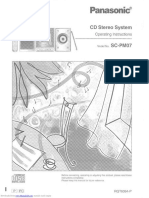 instrucciones panasonic scpm07