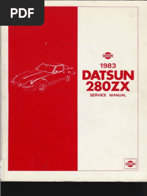 ☆『manun』さま 専用ページ ☆ 1981 Datsun 280ZX Owner's Manual : Free Download, Borrow