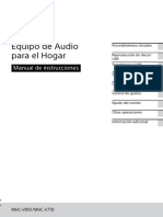 Manual de Instrucciones MHC V70 PDF