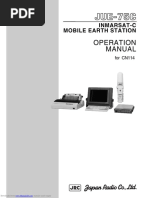 JUE-75C: Operation Manual