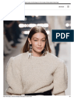 Gigi Hadid Confirms She Was Pregnant On The Catwalks at Fashion Month - British Vogue PDF