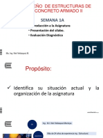 1 SEMANA 1A-DISEÑO DE  ESTRUCTURAS DE  C.A. II.