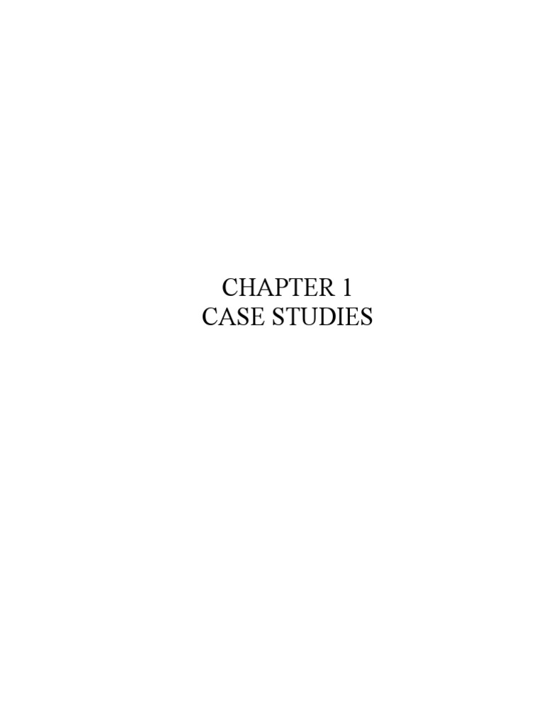 Chapter 1 Case Studies | PDF | Urban Renewal | Business