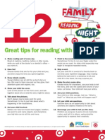 12 Family Reading Night Tips