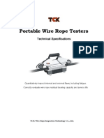 Portable Wire Rope Testers: Technical Specifications