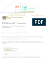 Personal SWOT Analysis - Career Planning From MindTools