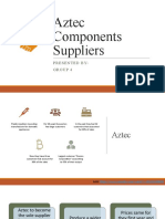 Aztec Components Suppliers: Presented By-Group 4