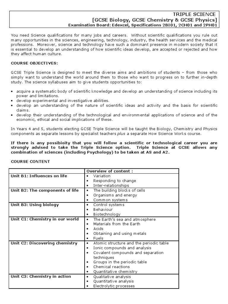 Triple Science Gcses Radiation Science
