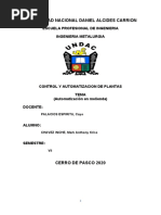 Automatización molienda