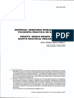 Dignidad, Derechos Humanos y La Filosofia Practica de Kant PDF