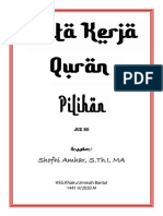 Kata Kerja Quran Pilihan Juz 30 - PKBM Khairu Ummah A PDF