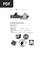 BHS Student Handbook 10-11