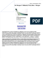 PDF Anestesiologia Clinica de Morgan y Mikhail 5 Ed - Compress