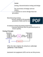 The VLSI Testing Process