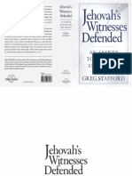 Jehovah's Witnesses Defended: An Answer To Scholars and Critics, Greg Stafford Takes Up The Familiar Defense