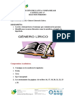 Genero Lírico 4° PDF