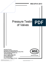MSS SP-61 - 2013 - Pressure Testing of Valves