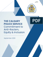 The Calgary Police Service Commitment To Anti-Racism, Equity, and Inclusion