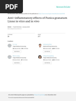 Anti-Inflammatory Effects of Punica Granatum Linne