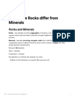 Rocks vs Minerals: Key Differences