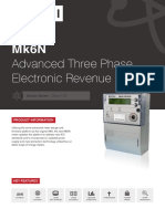 Advanced Three Phase Electronic Revenue Meter: Genius Series