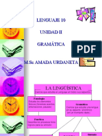 Gramatica - Unidad Ii Lenguaje 10