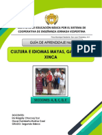 Segundo, Cultura e Idiomas Mayas, Guías II, Profa. Iris Chocooj y Prof. Oscar Molina