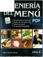 Ingeniería Del Menú - Carlos Durón García, Trillas Editorial 2011 PDF