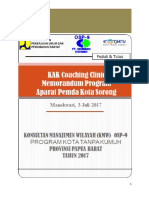 Kak Coaching Clinic Pemda Sorong Pabar 2017 OK