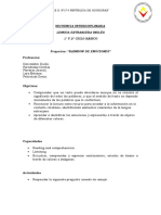 Proyecto Interdisciplinario Leng. Ext. Inglés PDF
