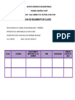 Ficha de Seguimiento de Clases