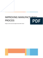 LSSGB - Project - 5 - Improving Manufacturing Process