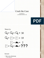 Crack The Case: Hosted by Catherine Briscoe