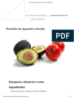 Ensalada de Aguacate y Tomate - David Perlmutter MD