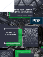 Tramites de La Licencia Ambiental en Colombia