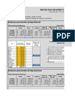 Excel Recalculo