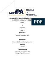 Univerisdad Abierta para Adultos Escuela Psicología Clinica