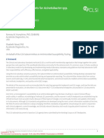 Meropenem Breakpoints For Acinetobacter SPP.: CLSI Rationale Document MR03 September 2019