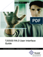 TJ5500 R4.0 User Interface Guide